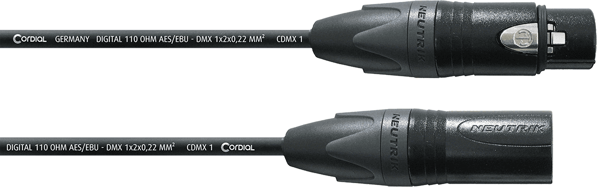 DMX CABLE 5 POINTS 20 M
