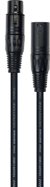 Yellow Cable MICROPHONE STANDARD STANDARD CABLES XLR PROFILE MALE/XLR FEMALE 20M