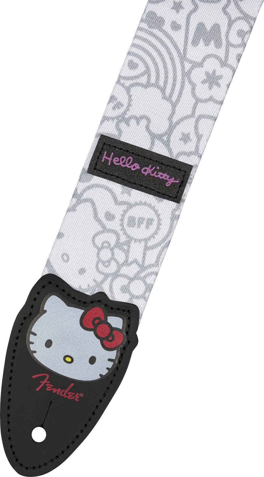 Fender x Hello Kitty White Poly Strap 2"