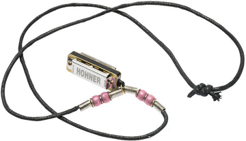 Mini Harp Necklace Pink - 4 Holes