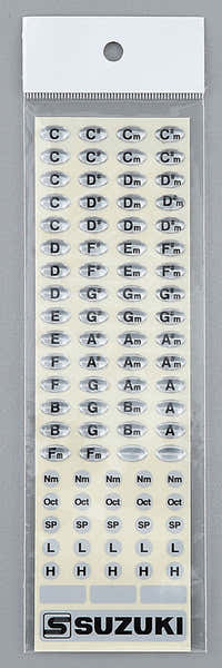 Suzuki TONALITIES HARMONICA SIDE STICKERS