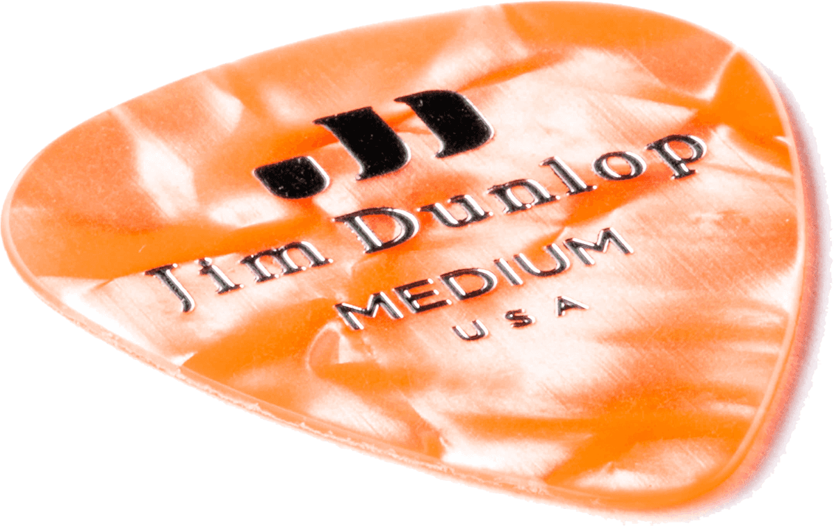 12 x Medium Genuine Celluloid Perloid Orange