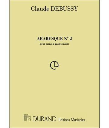 DEBUSSY C. - ARABESQUE N 2 - PIANO 4 MAINS