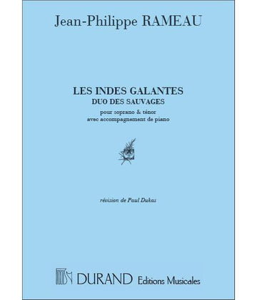 Rameau - Indes Galantes Duo Des Sauvages - Chant et Piano