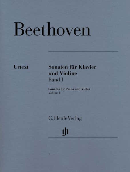 Henle Verlag Beethoven L.V. - Sonatas For Piano And Violin Volume I
