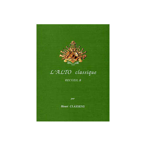 Classens - L'alto Classique Vol.b - Alto et Piano