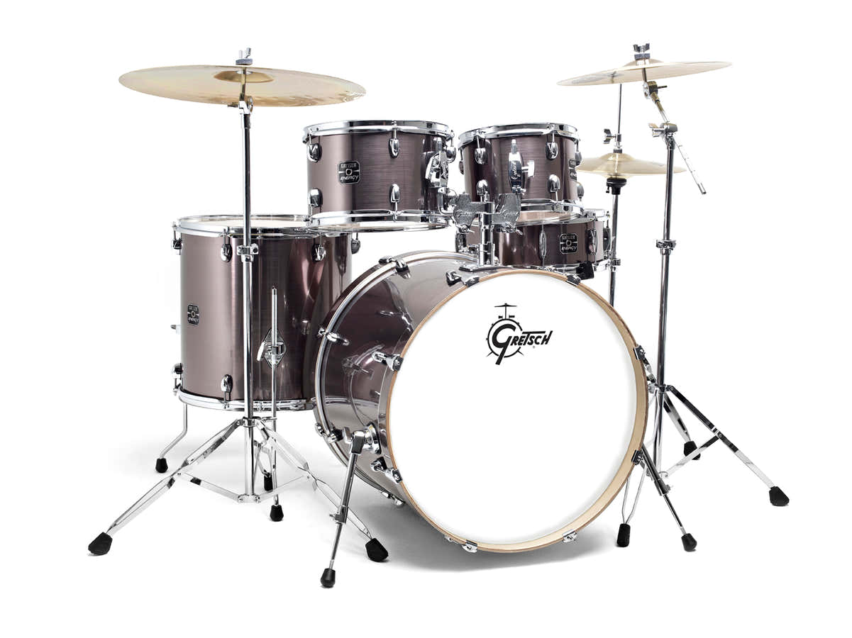 GE2-E825TK-GS - NEW ENERGY STAGE 22" GREY STEEL + SABIAN PAISTE 101