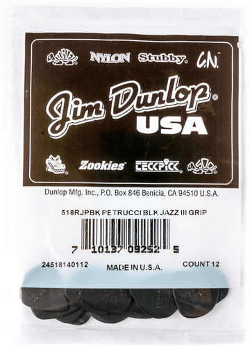 12 x 1,38mm John Petrucci Primetone Jazz III Black