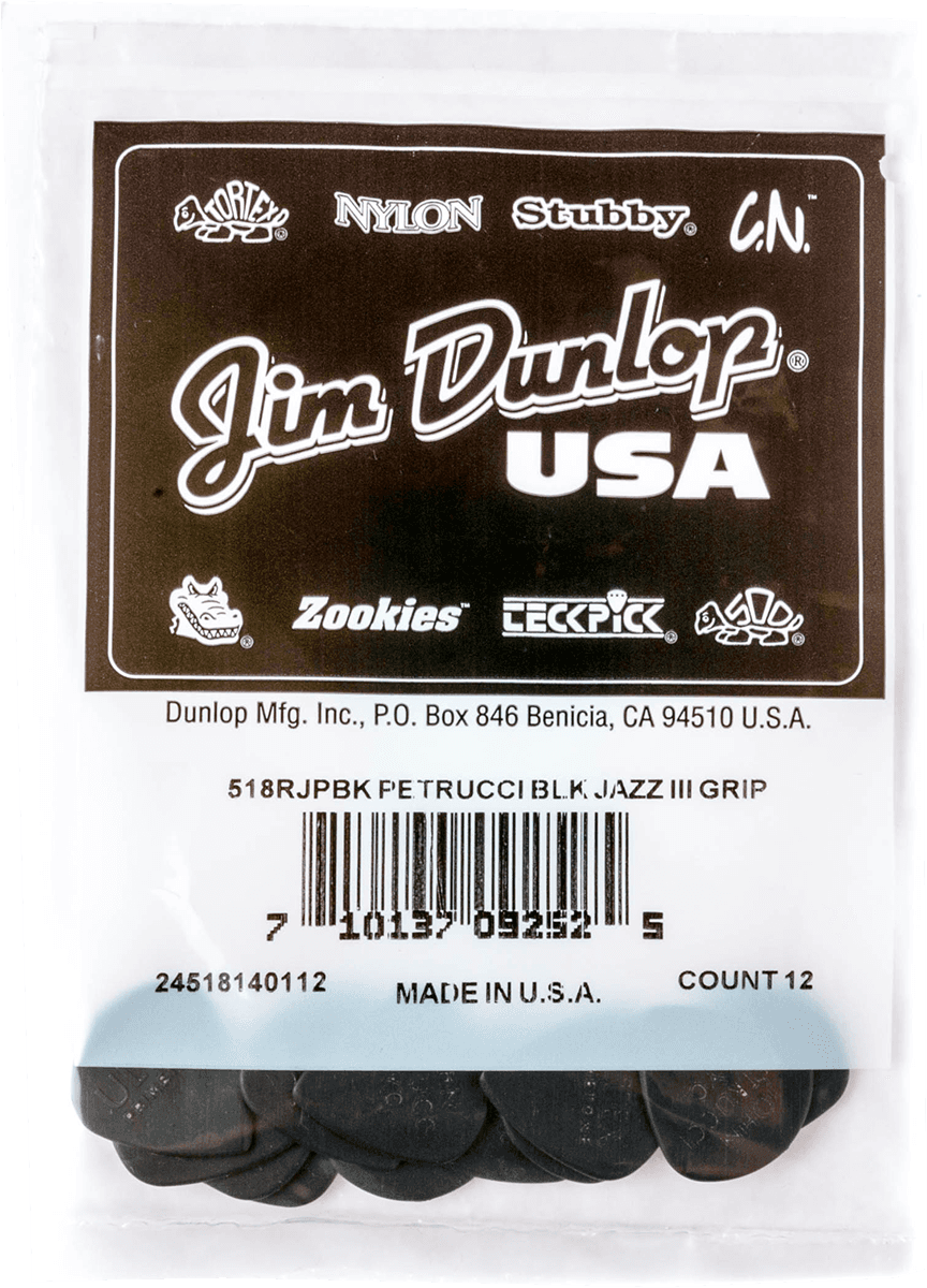 12 x 1,38mm John Petrucci Primetone Jazz III Black