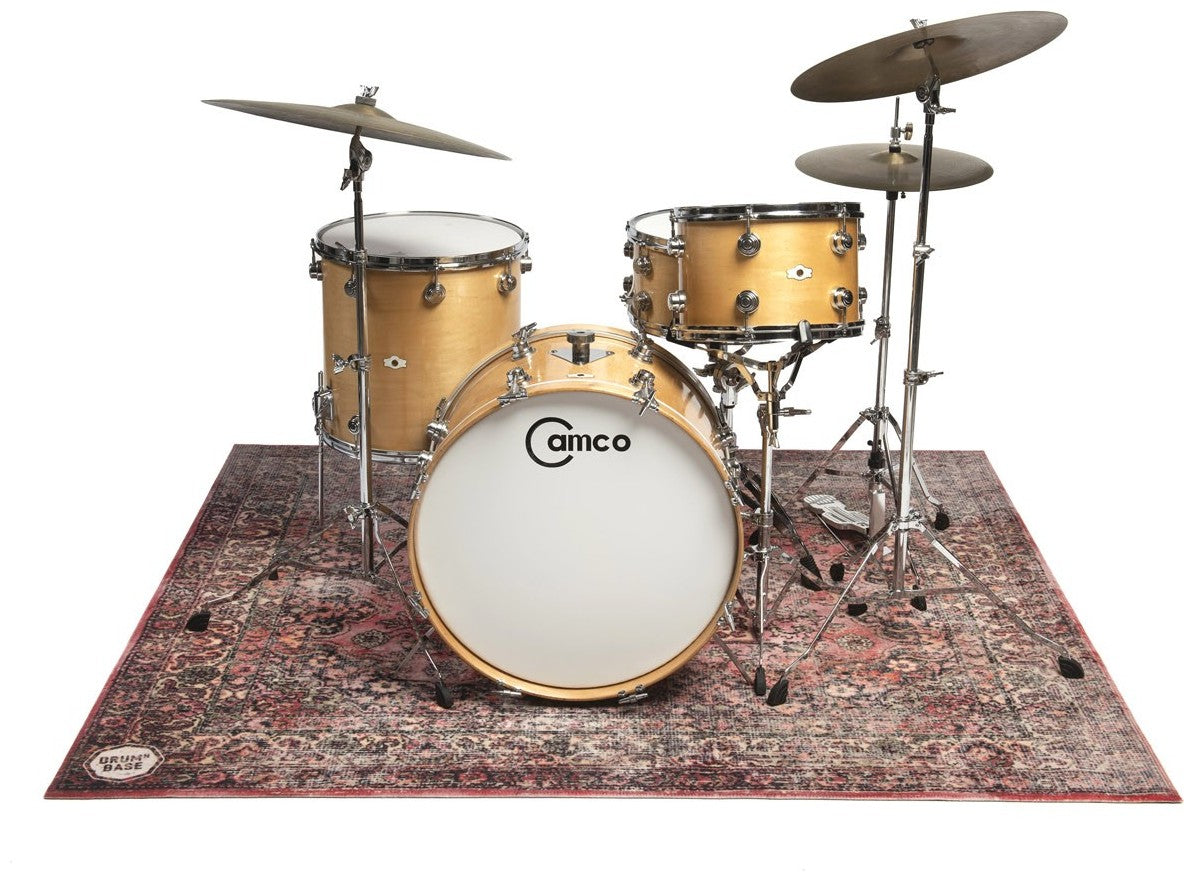RWP185-ARD - Pro X-Heavy 7kg Road Worn Aged Red Persian - Drum Mat 1.85 x 1.60m