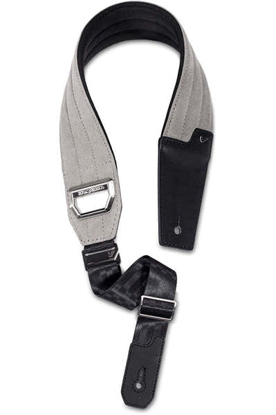 Gruvgear Fabrk - Fabric strap neoprene back vegan leather ends - Gray