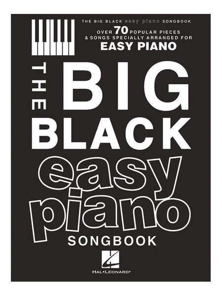Hal Leonard The Big Black Easy Piano Songbook