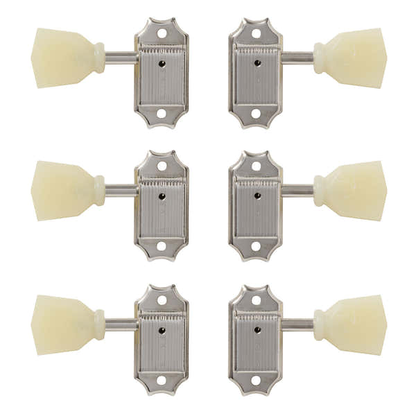 PARTS DELUXE REISSUE-STYLE TUNER SET NICKEL - Refurbished