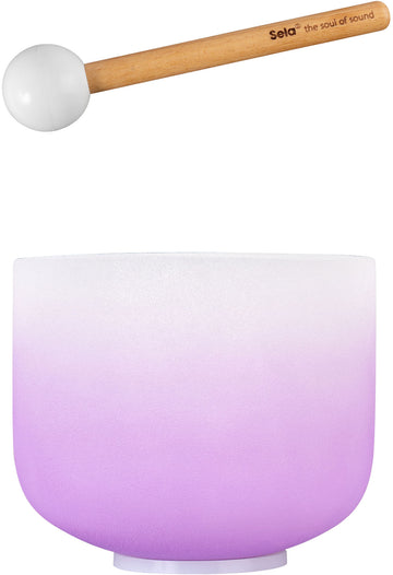 Crystal Singing Bowl Chakra 8" - Violet Crown B (432 Hz)