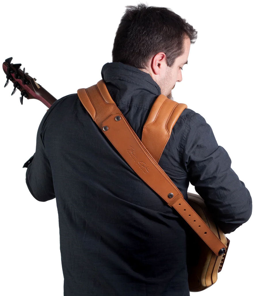 DuoStrap Damian Erskine Signature Double shoulder strap premium leather - Black