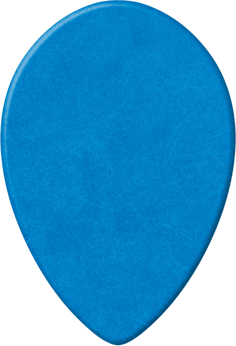 36 x 1,00mm Tortex Small Teardrop Blue