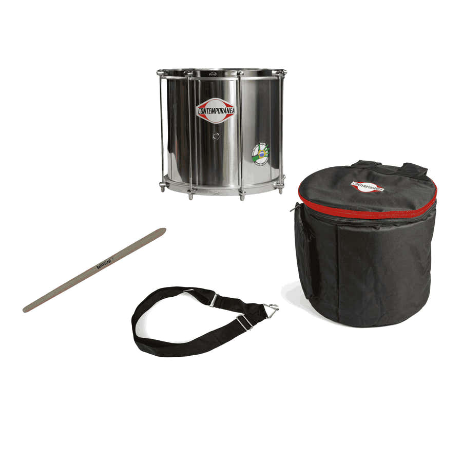Bundle C-REP03 Repinique Aluminum Pro Series 12"X30CM + Cover + Strap + Mallet
