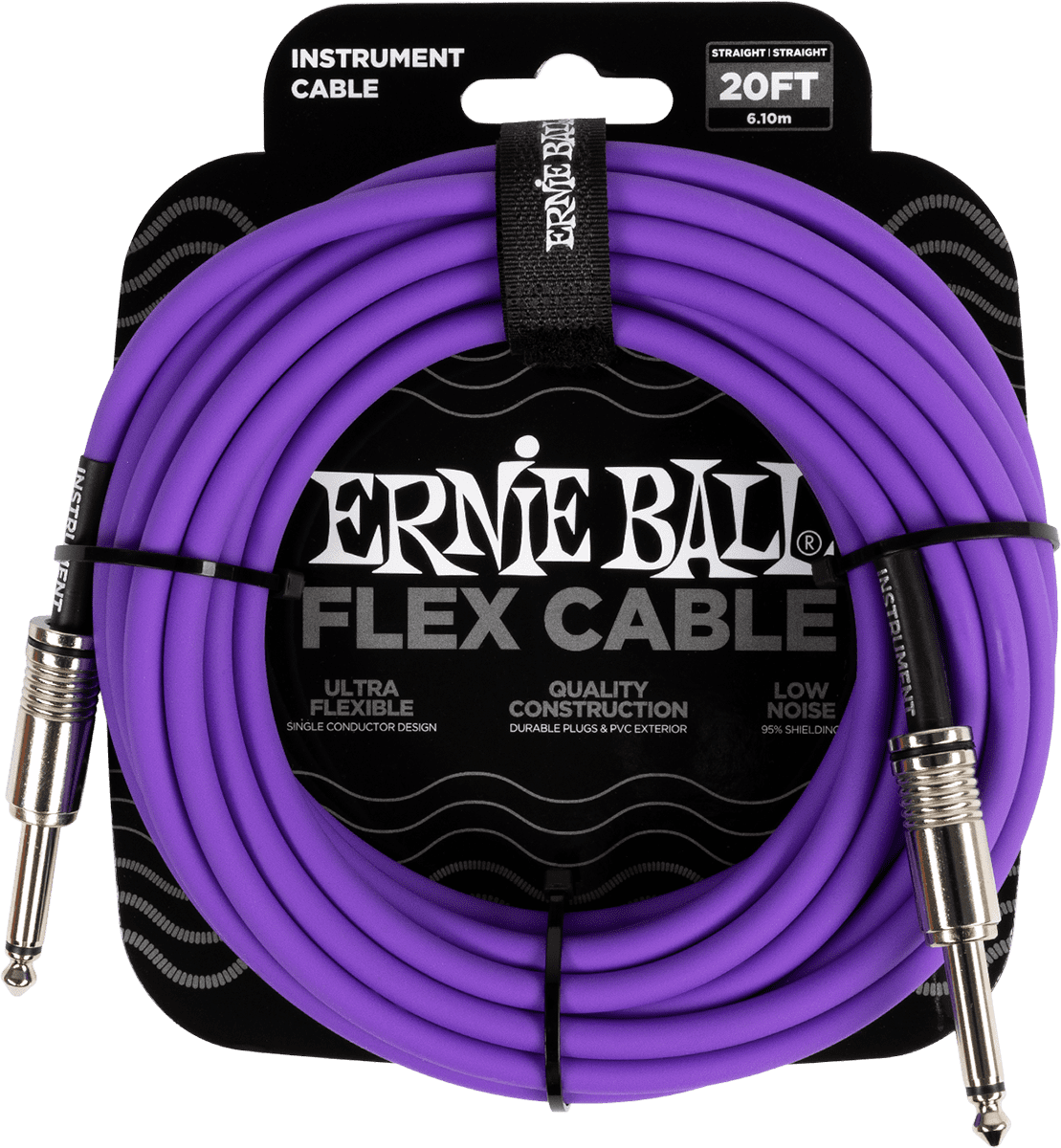 INSTRUMENT CABLES FLEX JACK/JACK 6M PURPLE