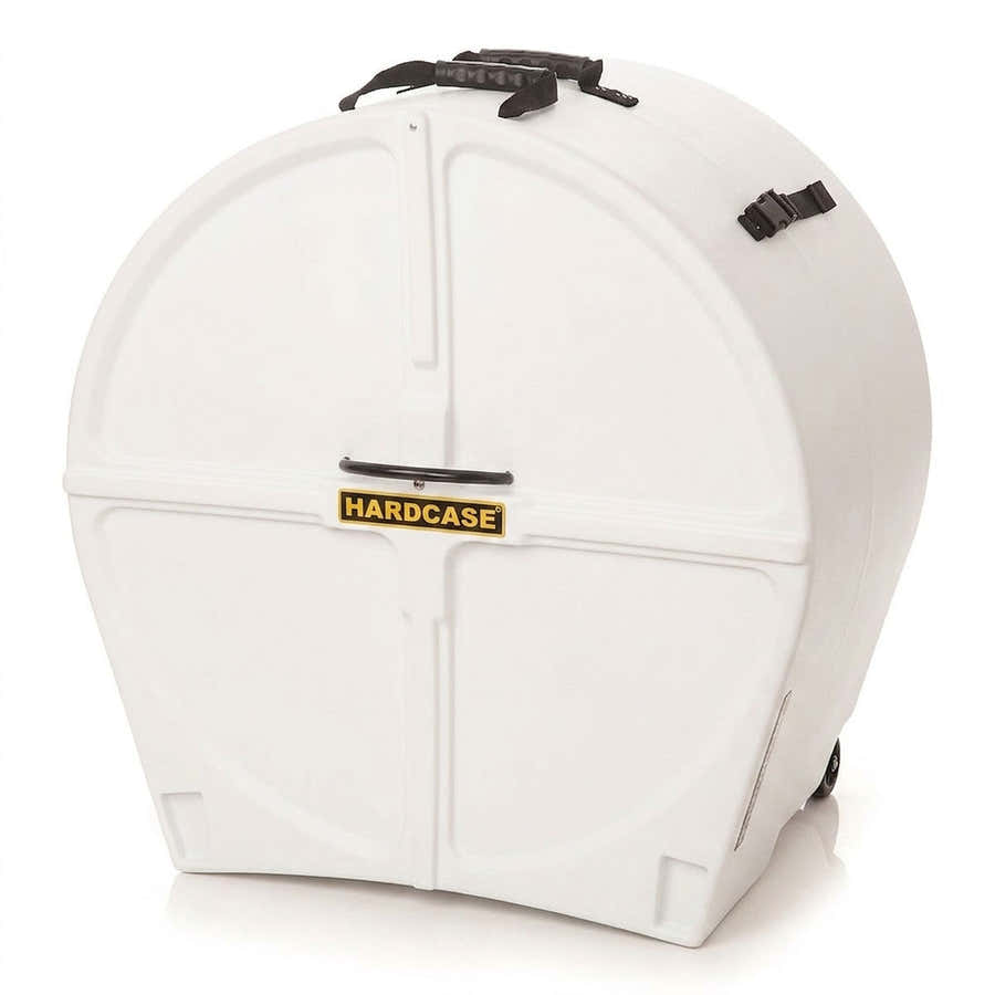 24" Bass Drum Hardcase - White