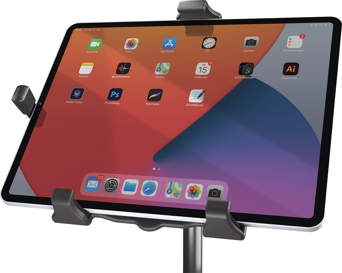 UNIVERSAL TABLET FLOOR STAND "BIOSOURCED