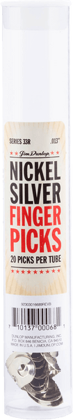 Dunlop 20 x 0,013in Fingerpick Nickel