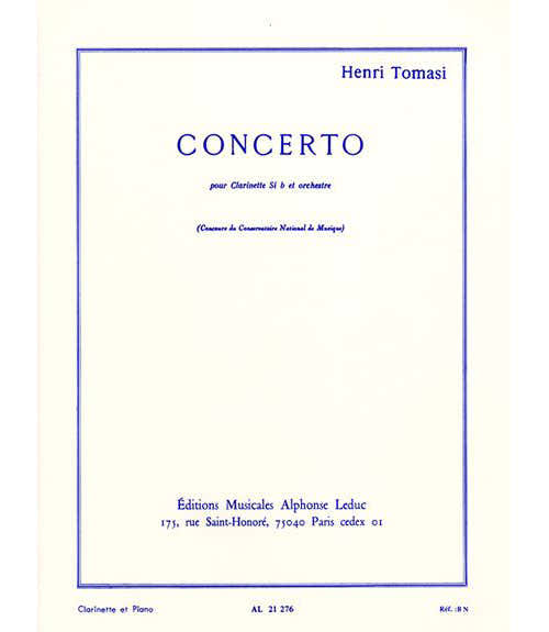 Leduc Tomasi H. - Concerto - Clarinette et Piano