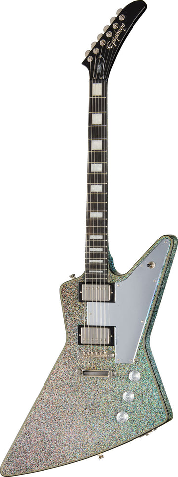 Explorer Custom Signature Lzzy Hale Black Diamond Holographic Sparkle IBG