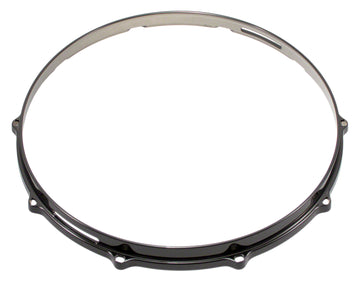 HDC3-14-10SBK - 14" 10 HOLES SNARE SIDE BLACK 3MM DIE CAST DRUM HOOP