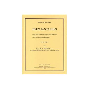 Benoit - Fantaisies (2) - Orgue