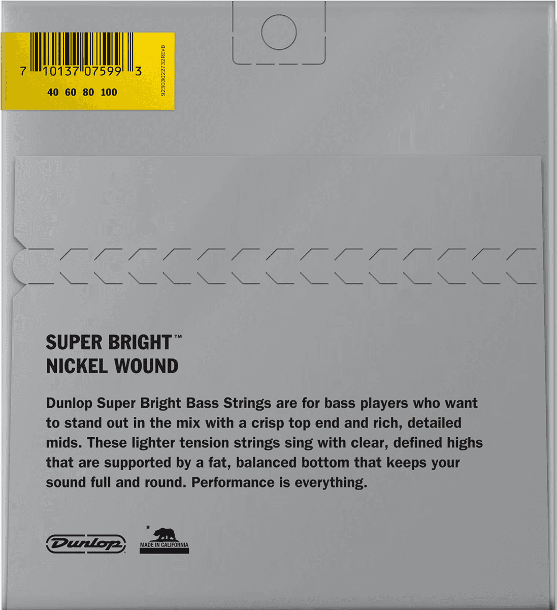 DBSBN40100M Nickel Wound Plated Steel Medium 40-100