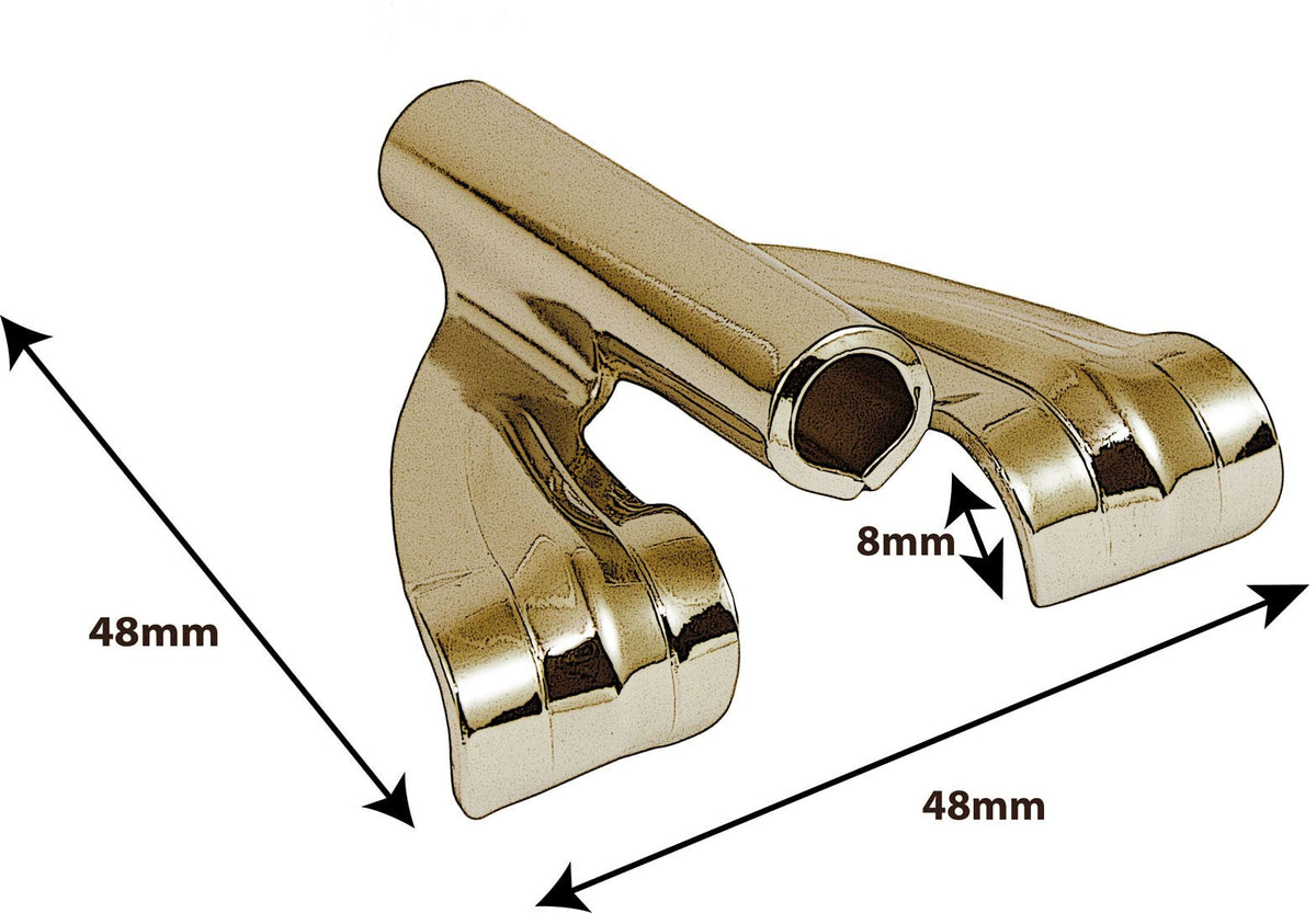 DC2BR - Bass Drum Claw Hook - Brass Finish (x1)