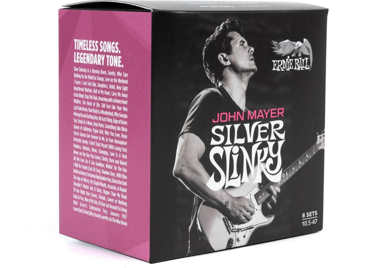 Silver Slinky Nickel Wound Signature John Mayer - 10,5-47 - Pack De 6
