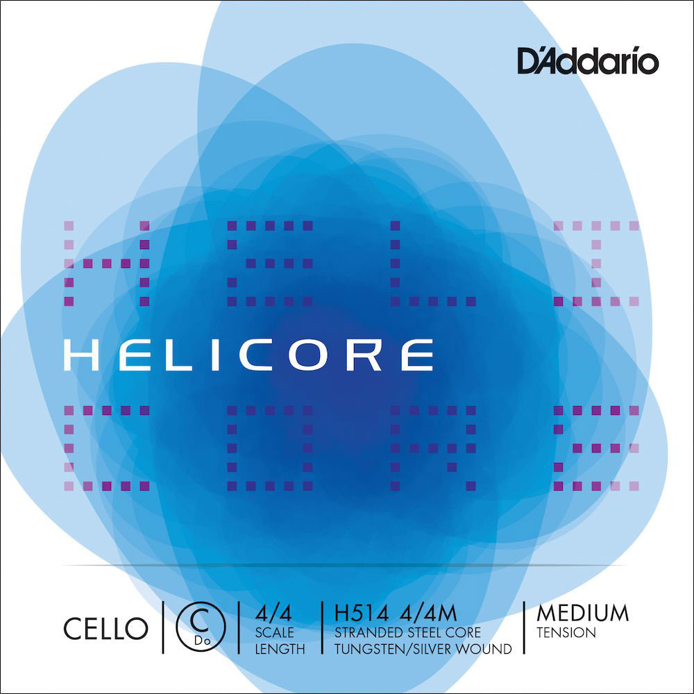 D'ADDARIO 4/4 HELICORE CELLO SINGLE C STRING SCALE MEDIUM TENSION