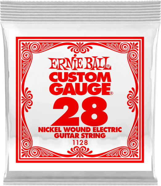 Ernie Ball .028 NICKEL WOUND ELECTRIC GUITAR STRINGS