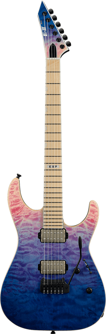 E-Ii M-Ii Hipshot Tremolo Qm Indigo Purple Fade