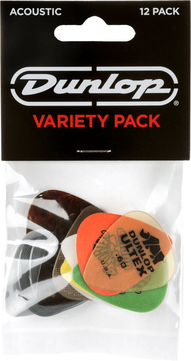 Dunlop 12 x Variety Pack Acoustic