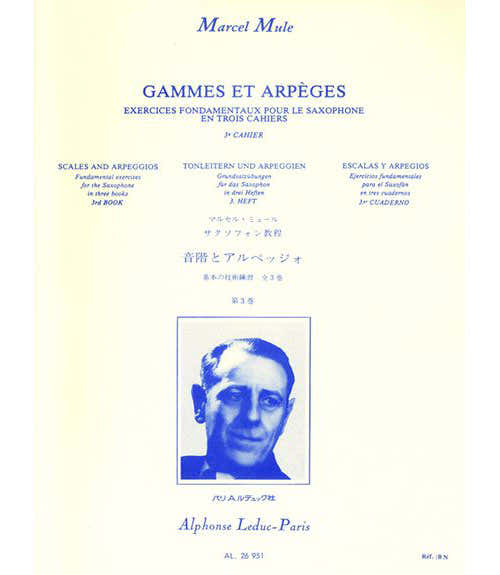 Leduc Mule M. - Gammes et Arpeges Vol.3 - Saxophone