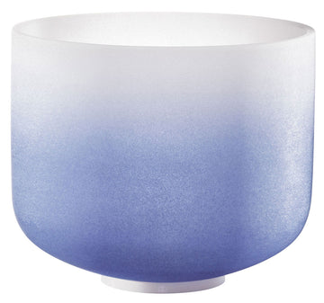 MEINL SONIC ENERGY CRYSTAL SINGING BOWL 9" COLOUR-FROSTED DARK BLUE NOTE A4 BROW CHAKRA