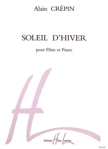 Lemoine Crepin Alain - Soleil D'Hiver - Flute Piano