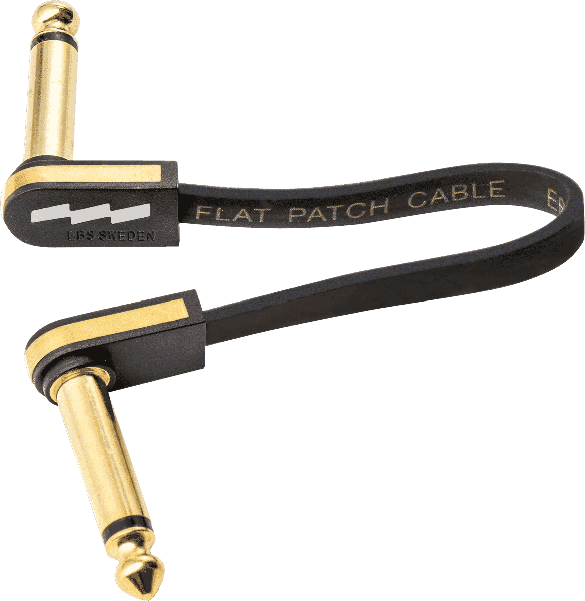 Compact Gold Guitar Patch Cable 10 CM