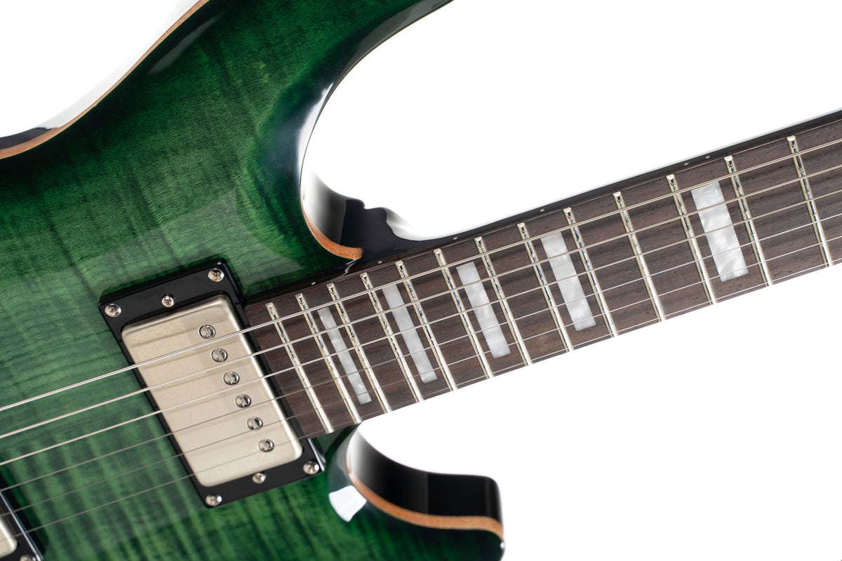 M600 Transparent Green Burst