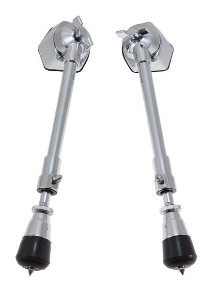 BDS10 - ADJUSTABLE STRAIGHT BASS DRUM SPURS (X2)