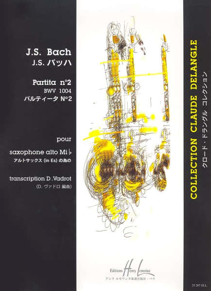 Lemoine Bach J.S. - Partita N°2 BWV1004 - Saxophone Alto Solo