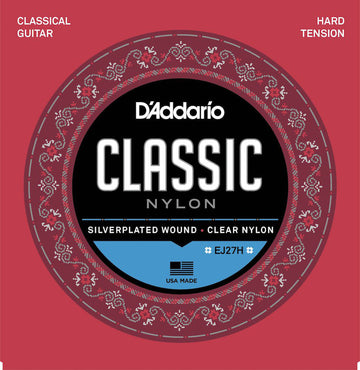 EJ27H STUDENT NYLON CLASSICAL GUITAR STRINGS HARD TENSION