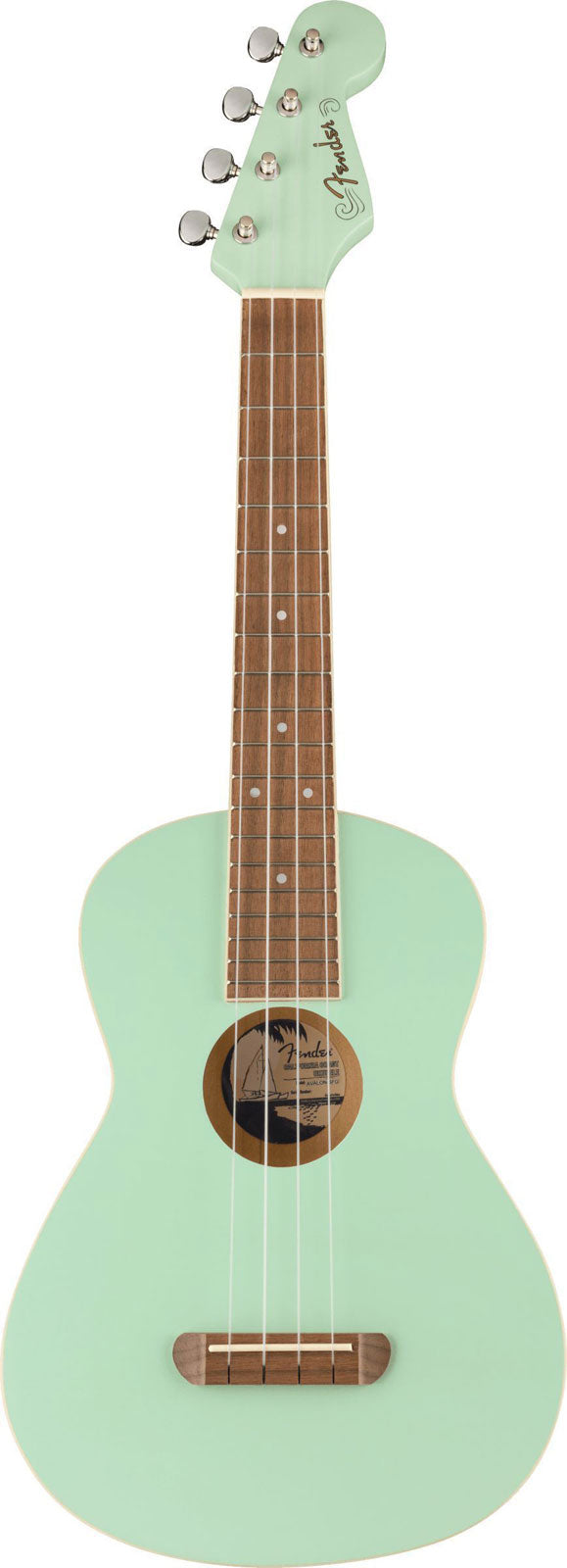 Avalon Tenor Ukulele Walnut Surf Green