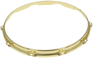 HS23-14-10BR - Hoop 14" 10 Tension Rods Gold S-Style Triple Flange 2.3mm