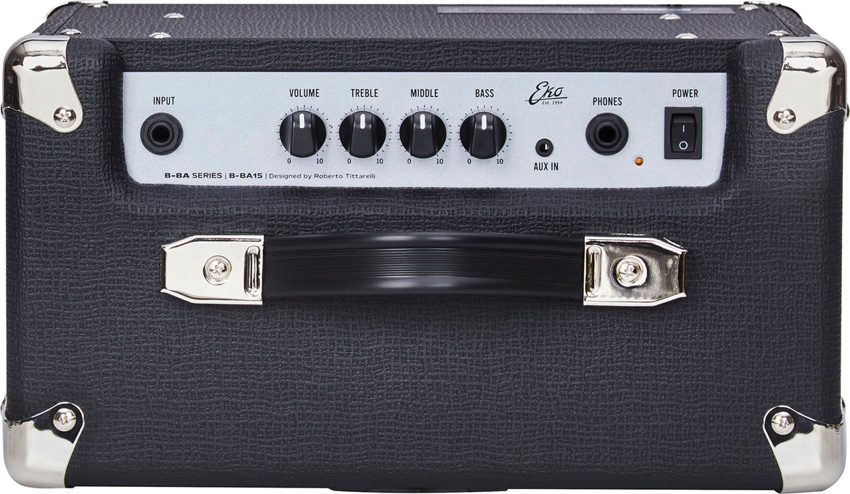1 channel - 8" speaker - 25W