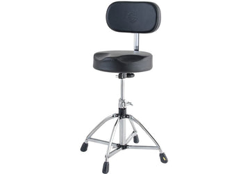 PSN-15MB - SEAT WITH BACKREST - SADDLE SEAT - TUBULAR FOOT