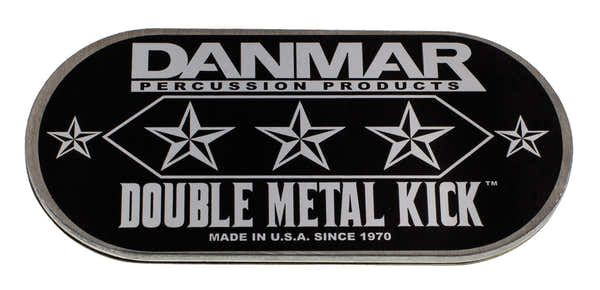 Danmar 210MKD - BD POWER METAL DISK KICK PAD DOUBLE - HSA