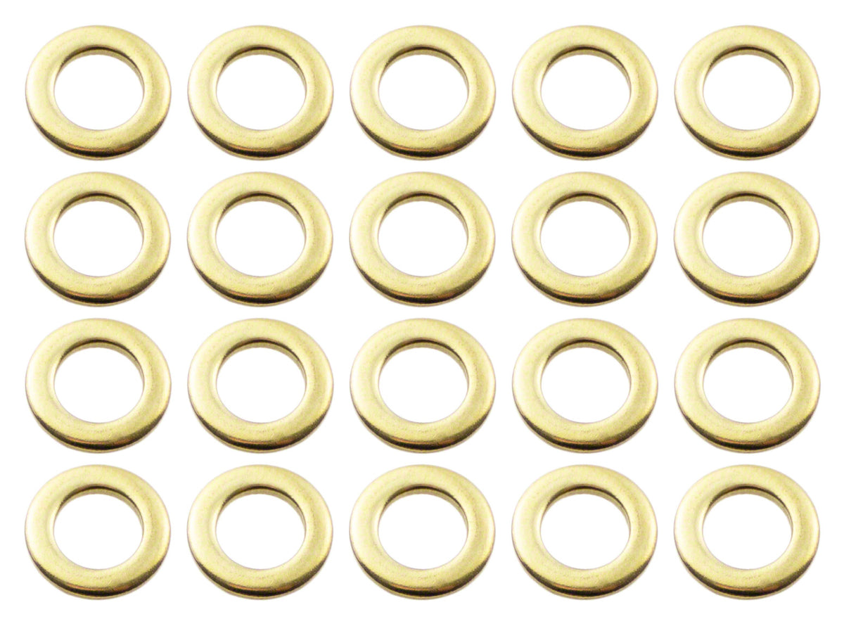 SW-BR - STEEL WASHER FOR TENSION RODS - BRASS (X20)